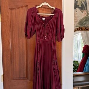 Boho Style Midi Dress